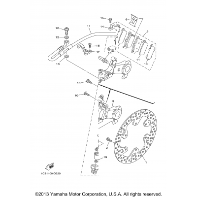 Rear Brake Caliper