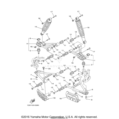 FRONT SUSPENSION WHEEL