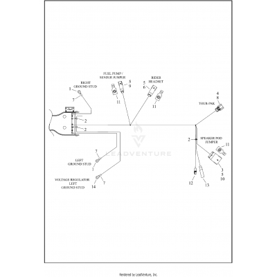 WIRING HARNESS, MAIN, ABS - FLTRU (5 OF 8)