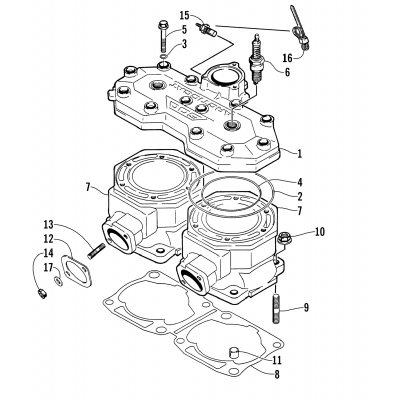 CYLINDER AND HEAD ASSEMBLY