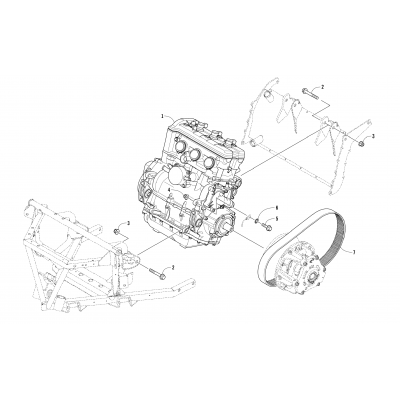 ENGINE AND RELATED PARTS