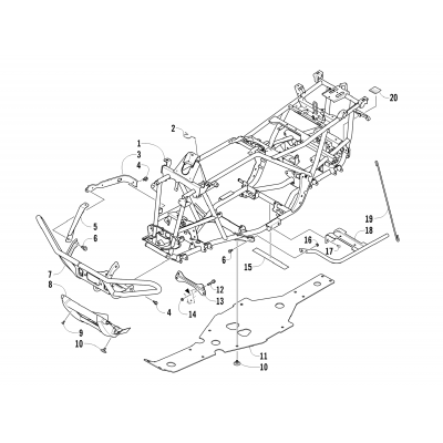 FRAME AND RELATED PARTS