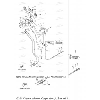 Steering Handle - Cable