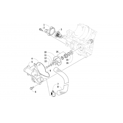 WATER PUMP/WATER MANIFOLD