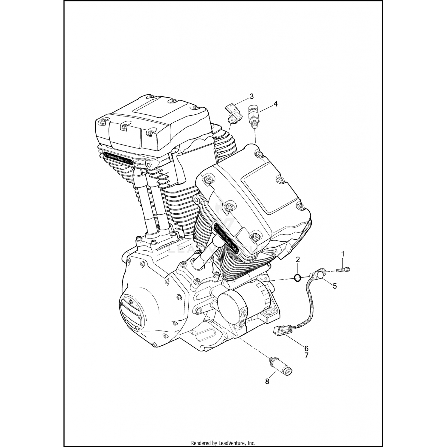 32446-99 Harley Davidson - SENSOR ENGINE TEMPERATURE - Купить за 8048 р.