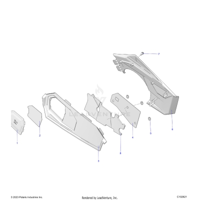 BODY, CLOSE OFF PANEL and ACCESS PANEL - A25SJR57AM (C102621)
