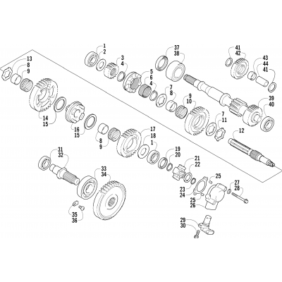 SECONDARY TRANSMISSION ASSEMBLY