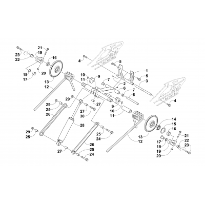 REAR SUSPENSION REAR ARM ASSEMBLY