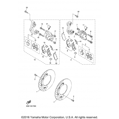 Front Brake Caliper