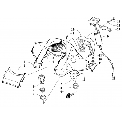 CONSOLE AND SWITCH ASSEMBLY