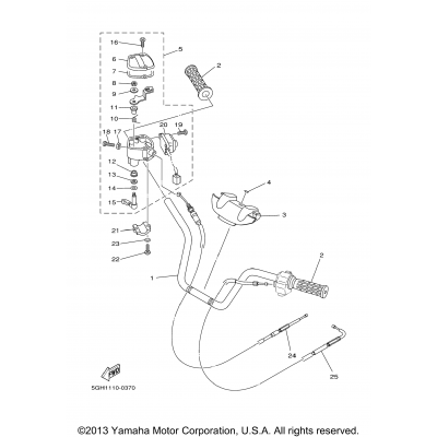 Steering Handle Cable