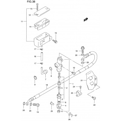 REAR MASTER CYLINDER