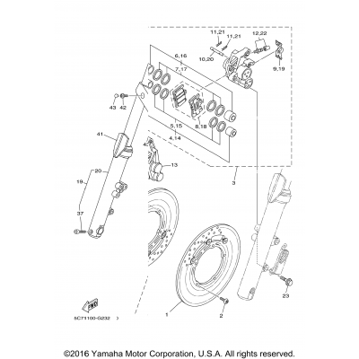 Front Brake Caliper