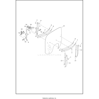 WINDSHIELD - 1200T