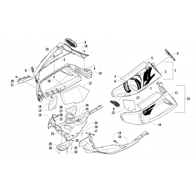 SKID PLATE AND SIDE PANEL ASSEMBLY