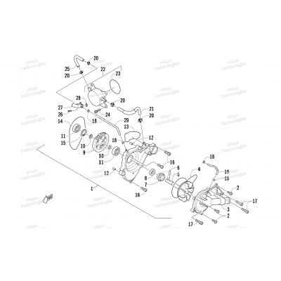 WATER PUMP ASSEMBLY