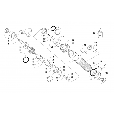 FRONT SUSPENSION SHOCK ABSORBER