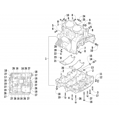 CRANKCASE ASSEMBLY