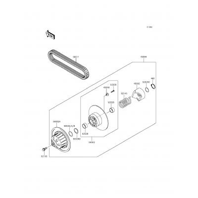 Driven Converter/Drive Belt