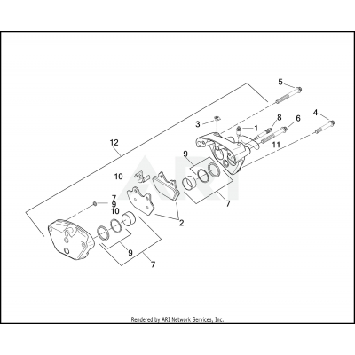 FRONT BRAKE CALIPER