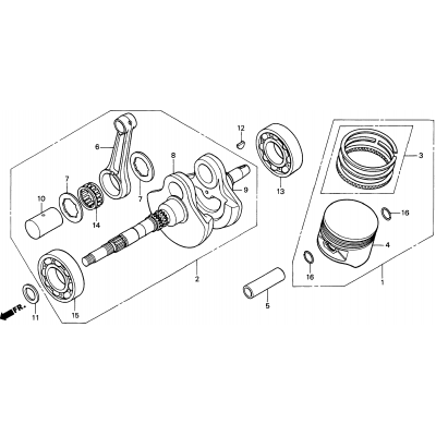 CRANKSHAFT / PISTON