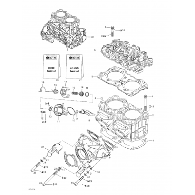 Cylinder, Exhaust Manifold