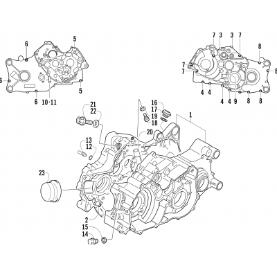 CRANKCASE ASSEMBLY