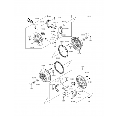 Rear Hubs/Brakes