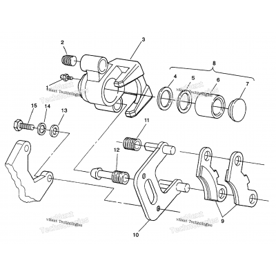 Front Brake Assembly 6X6 350L