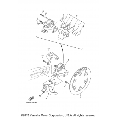 Rear Brake Caliper