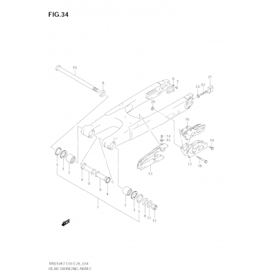 REAR SWINGING ARM