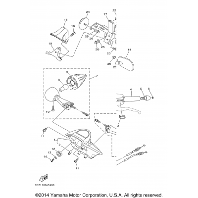 Steering Handle Cable