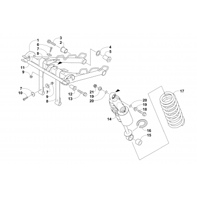 REAR SUSPENSION FRONT ARM ASSEMBLY