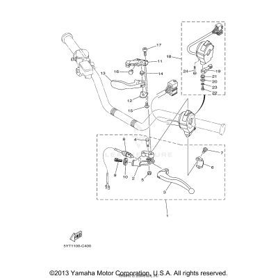 HANDLE SWITCH LEVER