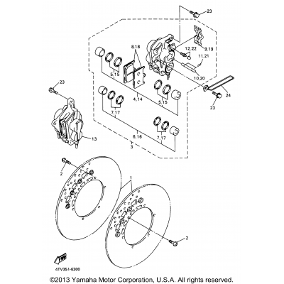 Front Brake Caliper