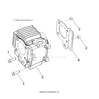 ENGINE, CYLINDER - A25YKA11N1/N5 (A00015)