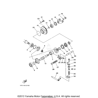 MIDDLE DRIVE GEAR