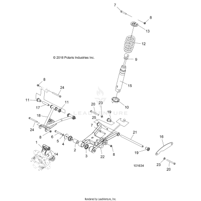 SUSPENSION, REAR - A20S6E57F1/FL [101634]