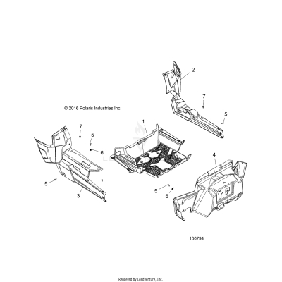 BODY, FLOOR AND ROCKER PANELS - A17HAA15N7 (100794)