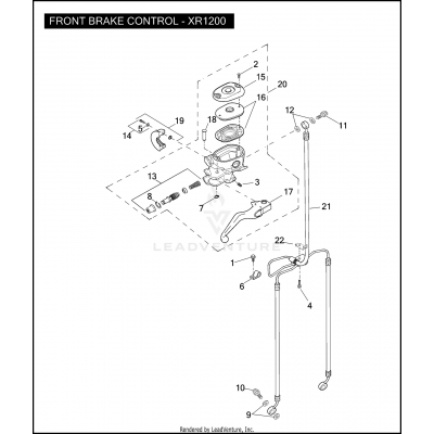 FRONT BRAKE CONTROL - XR1200