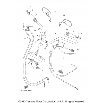 Steering Handle Cable