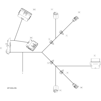 10- Electrical Harness - Console - Package Standard-S-Special - North America