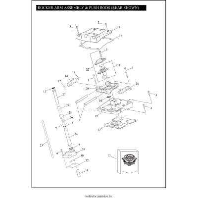 ROCKER ARM ASSEMBLY & PUSH RODS - TWIN CAM 110™