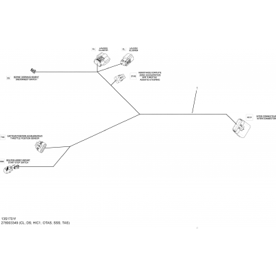 Electrical Harness - Steering, Package Base without iBR