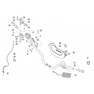 HANDLEBAR AND CONTROLS