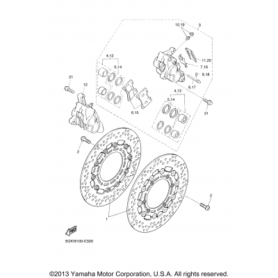 Front Brake Caliper