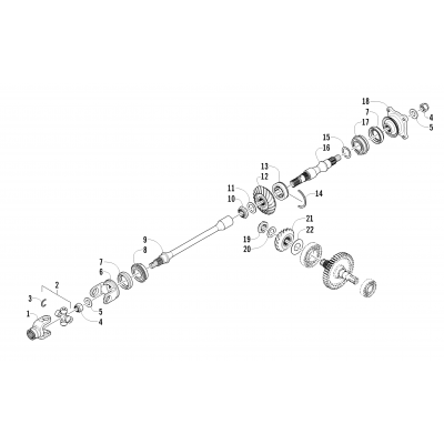 SECONDARY DRIVE ASSEMBLY