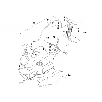 GAS TANK ASSEMBLY