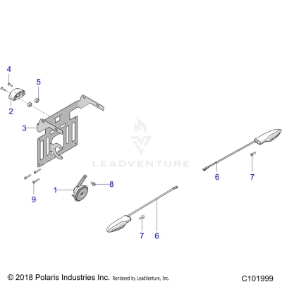 ELECTRICAL, HORN and LICENSE PLATE LIGHT - A19SEP57C1/SES57C1/2/5/K/E1/E2/E5/EK/SET57C1/2/E1/E2/SEF5