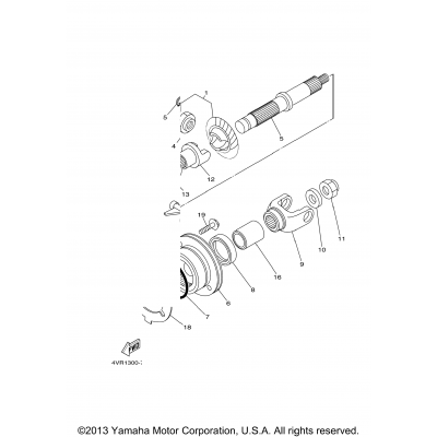 Middle Drive Gear